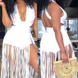 NWOT Tassel Romper